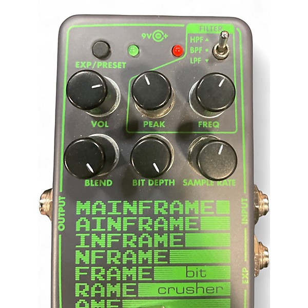 Used Electro-Harmonix mainframe bit crusher Effect Pedal