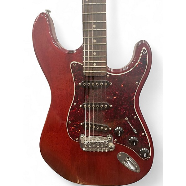 Used G&L S500 Tribute Series Burgundy Solid Body Electric Guitar