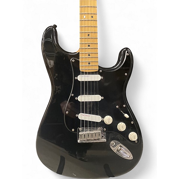 Used Fender American Stratocaster Black Solid Body Electric Guitar