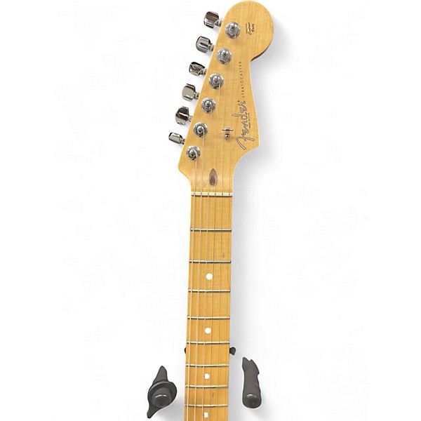 Used Fender American Stratocaster Black Solid Body Electric Guitar