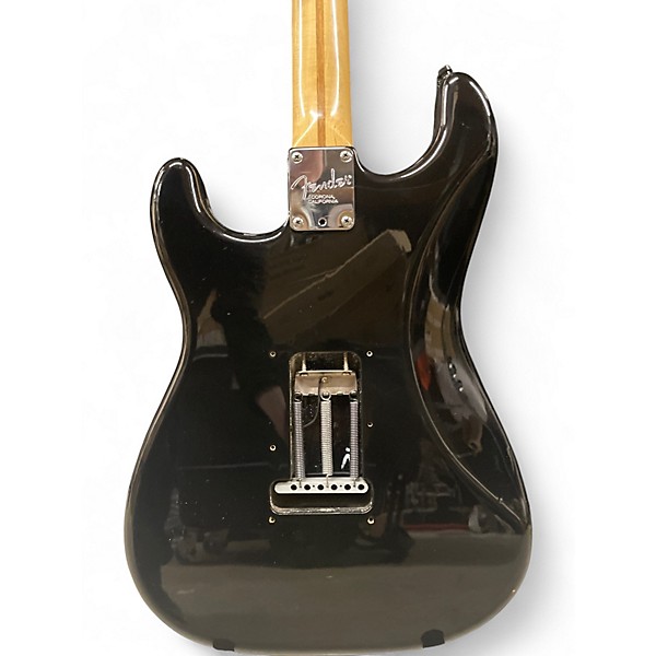 Used Fender American Stratocaster Black Solid Body Electric Guitar