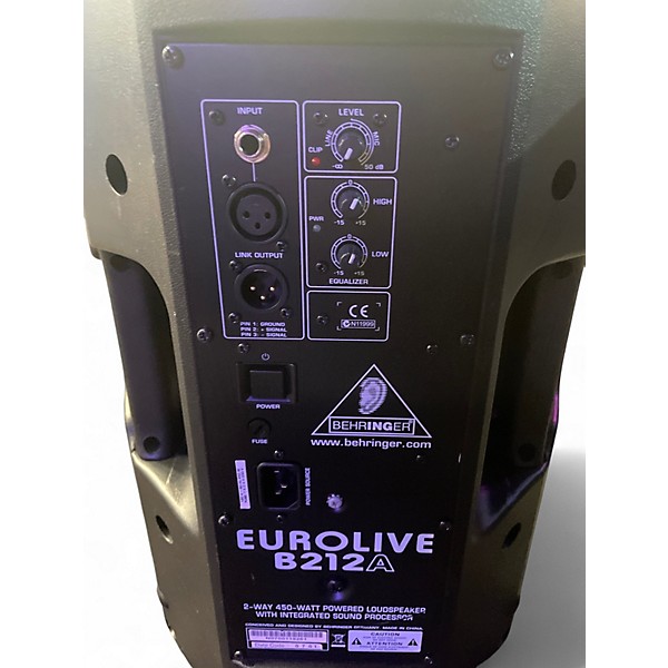 Used Behringer B212A 12in 2-Way 400W Powered Speaker