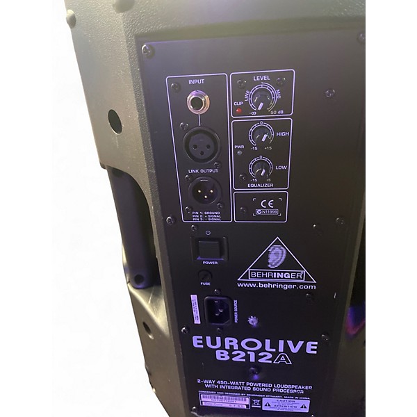 Used Behringer B212A 12in 2-Way 400W Powered Speaker