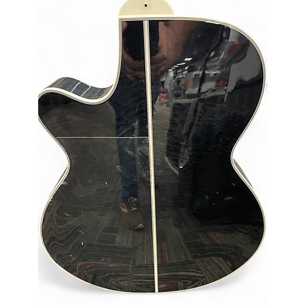 Used Takamine TSP158C-12 Black 12 String Acoustic Electric Guitar