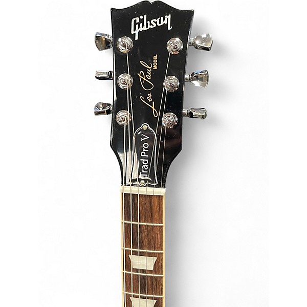 Used Gibson TRAD PRO V TRANS EBONY Solid Body Electric Guitar