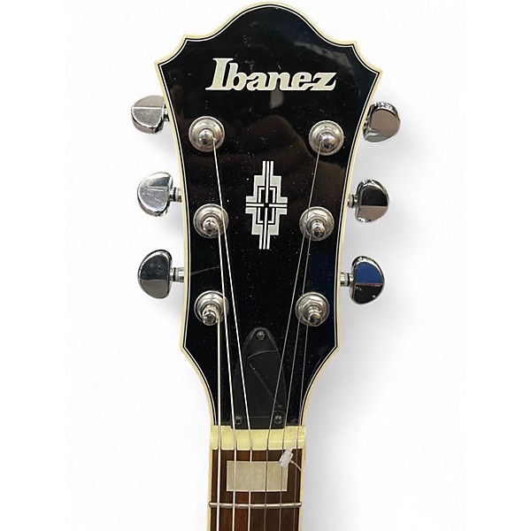 Used Ibanez AF71F Black Hollow Body Electric Guitar