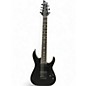Used Schecter Guitar Research C-7 SLS Evil Twin Black Solid Body Electric Guitar thumbnail