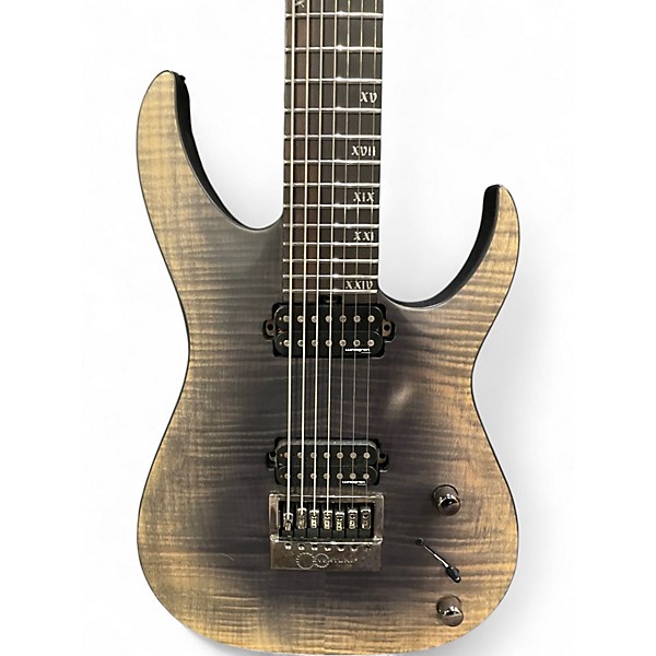 Used Schecter Guitar Research Banshee Mach 7 Gray Solid Body Electric Guitar