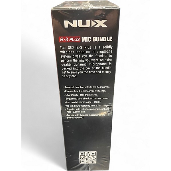 Used NUX B3 PLUS MIC BUNDLE Handheld Wireless System