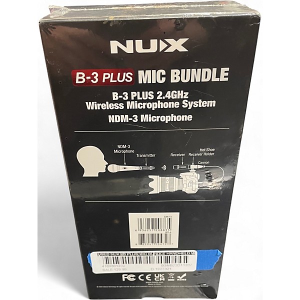 Used NUX B3 PLUS MIC BUNDLE Handheld Wireless System