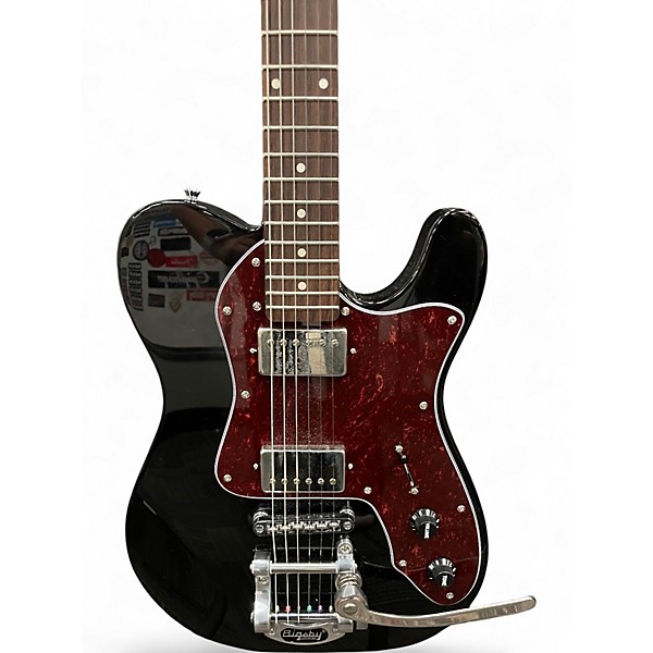 Used Gopher Wood Guitars TW Modern X Black and Gold Solid Body Electric Guitar