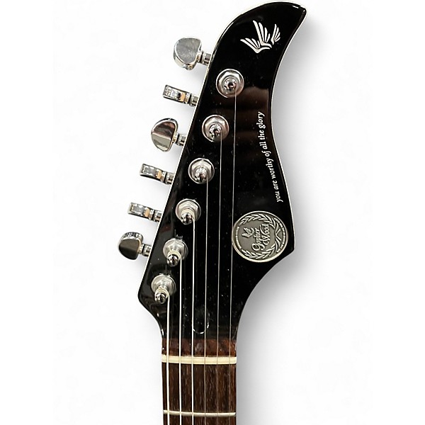 Used Gopher Wood Guitars TW Modern X Black and Gold Solid Body Electric Guitar