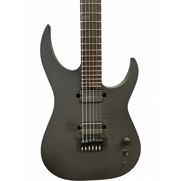 Used Schecter Guitar Research km-6mk 3 pro Trans Black Solid Body Electric Guitar