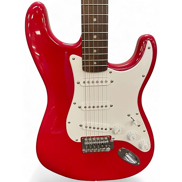 Used Squier Standard Stratocaster Dakota Red Solid Body Electric Guitar