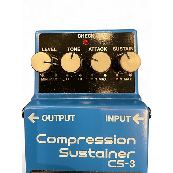 Used BOSS CS3 Compressor Sustainer Effect Pedal