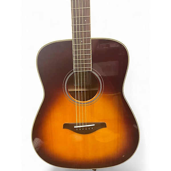 Used Yamaha FSTA TransAcoustic Concert 2 Color Sunburst Acoustic Electric Guitar