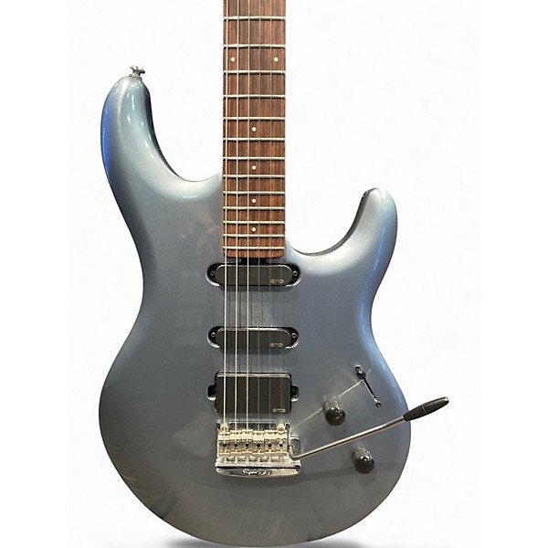 Used Ernie Ball Music Man Luke II Silver Solid Body Electric Guitar