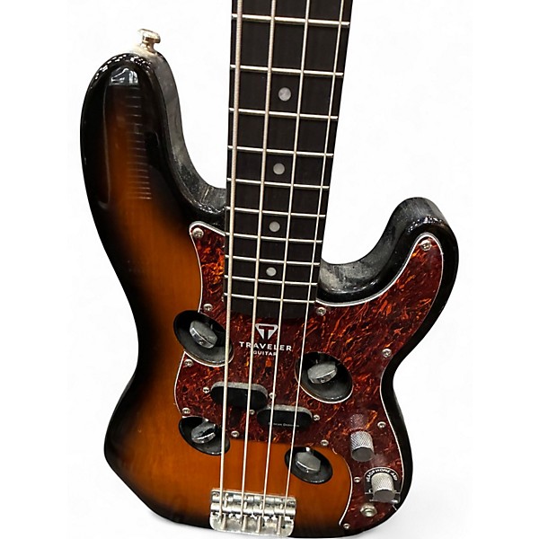 Used Traveler Guitar TB-4P Sunburst Electric Bass Guitar