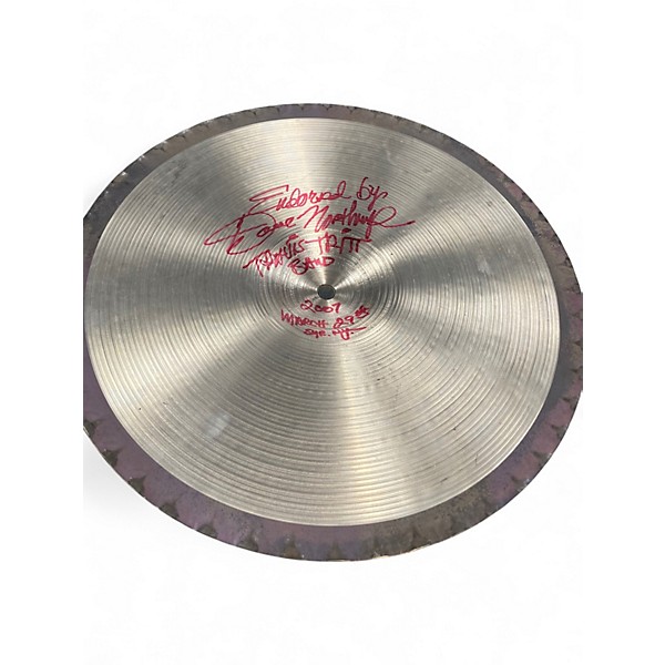 Used Zildjian 14in Mastersound Hi Hat Pair Cymbal