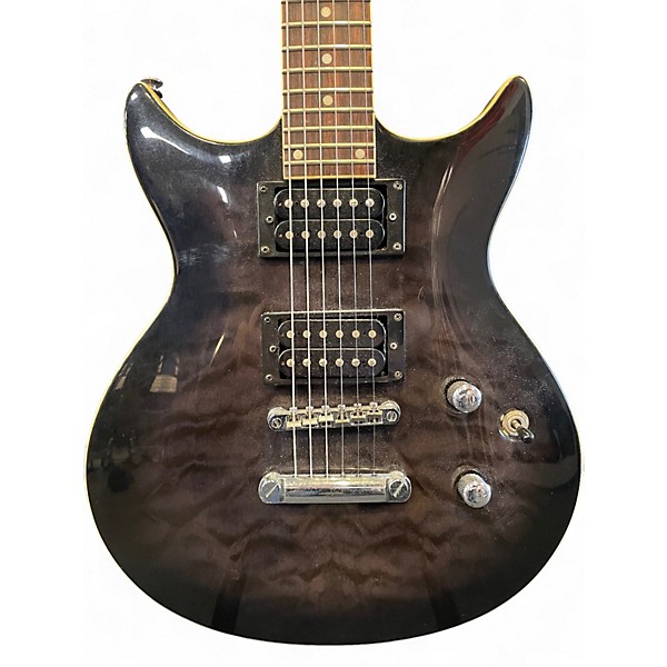 Used Lyon LCT24 Transparent Grey Solid Body Electric Guitar