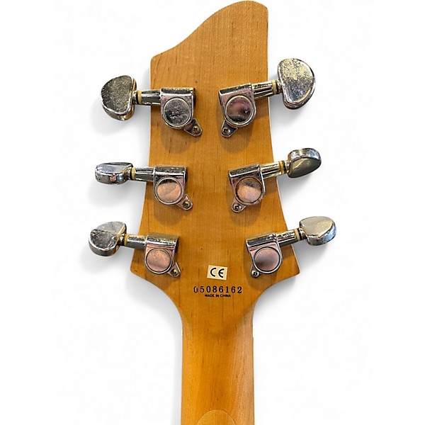 Used Lyon LCT24 Transparent Grey Solid Body Electric Guitar