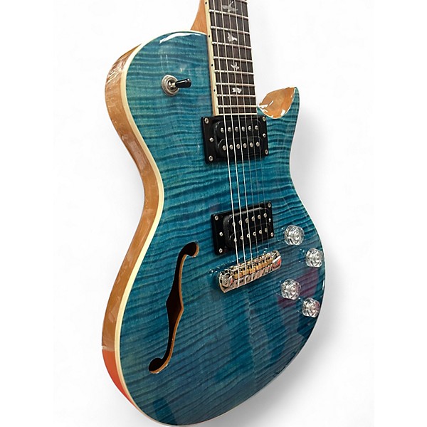 Used PRS Zach Myers Signature SE Blue Solid Body Electric Guitar