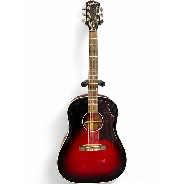 Used Epiphone Slash J-45 Vermillion Burst Acoustic Electric Guitar