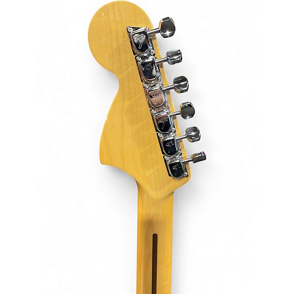 Used Fender Made In Japan Limited International Color Stratocaster Yellow Solid Body Electric Guitar