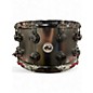 Used DW 8X14 Collector's Series Snare Satin Black Over Brass Drum thumbnail