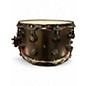 Used DW 8X14 Collector's Series Snare Satin Black Over Brass Drum