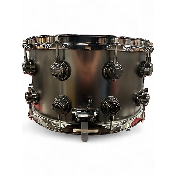 Used DW 8X14 Collector's Series Snare Satin Black Over Brass Drum
