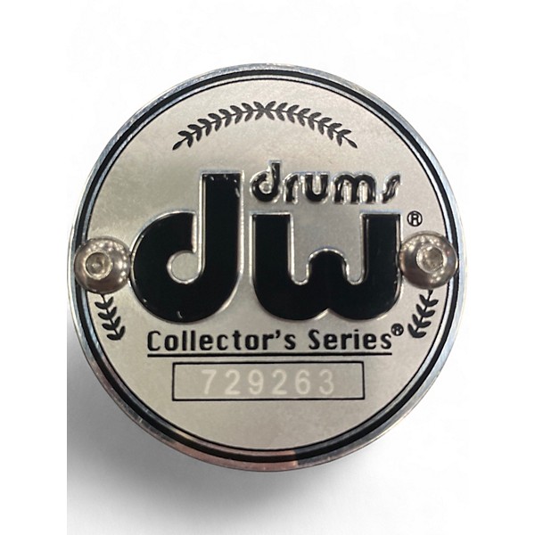 Used DW 8X14 Collector's Series Snare Satin Black Over Brass Drum