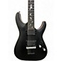 Used Schecter Guitar Research Damien Platinum Satin Black Solid Body Electric Guitar