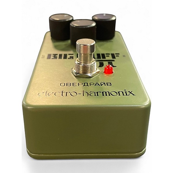 Used Electro-Harmonix Green Russian Big Muff Pi Fuzz Effect Pedal