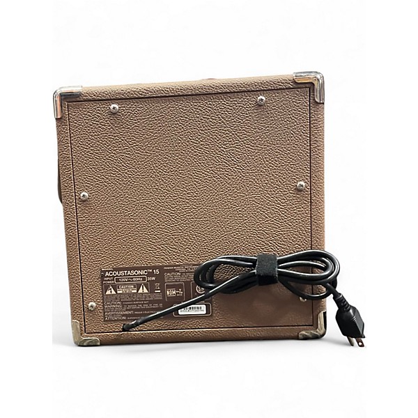 Used Fender Acoustasonic 15 Acoustic Guitar Combo Amp