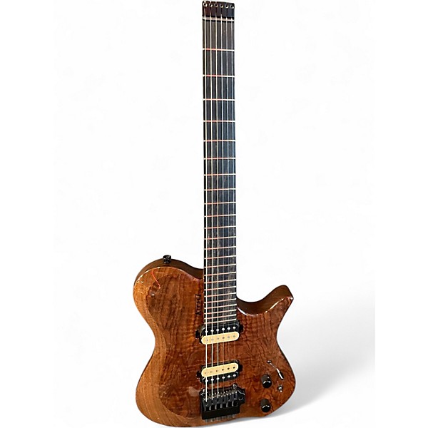 Used Kiesel Zeus Flamed Walnut Solid Body Electric Guitar