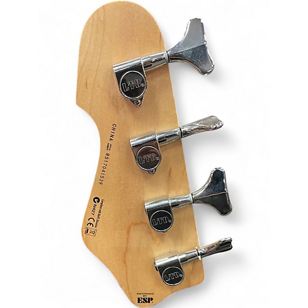 Used ESP LTD AP 204 Black Electric Bass Guitar