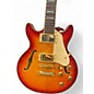 Used Jay Turser JT134DC Burst Hollow Body Electric Guitar