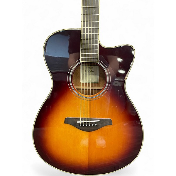 Used Yamaha FSC=TA Tobacco Sunburst Acoustic Electric Guitar