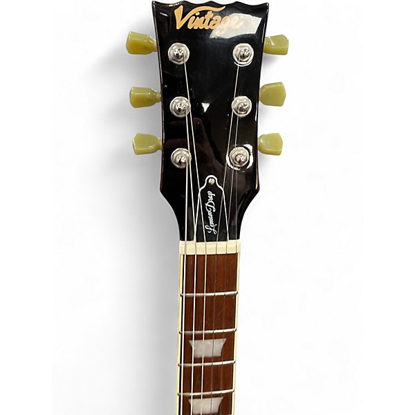 Used Vintage LEMON DROP LES PAUL 2 Color Sunburst Solid Body Electric Guitar