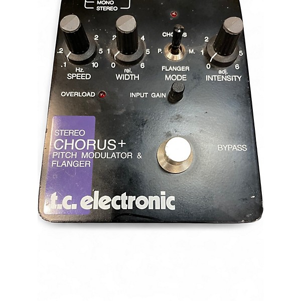 Used TC Electronic chorus+ pitch modulator flanger Effect Pedal