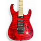 Used Jackson JS34Q Dinky DKAM Transparent Red Solid Body Electric Guitar