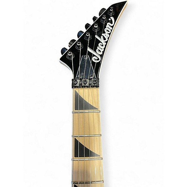 Used Jackson JS34Q Dinky DKAM Transparent Red Solid Body Electric Guitar