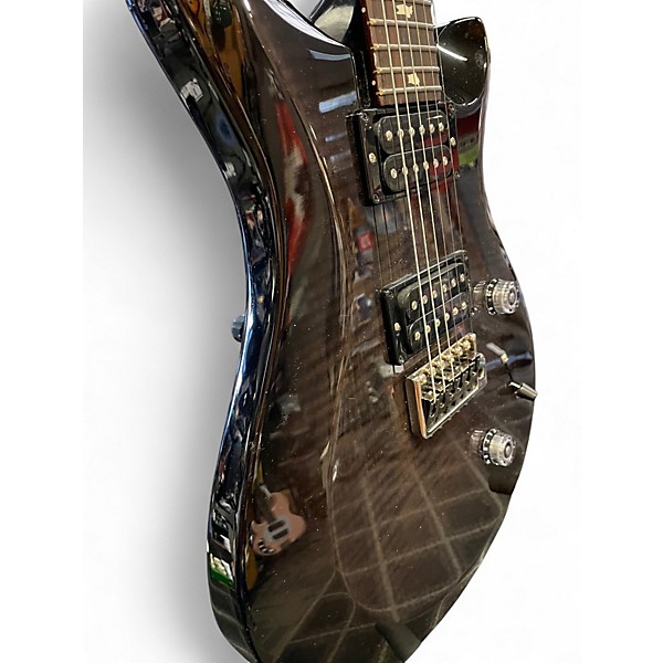 Used PRS S2 Custom 24 Trans Black Solid Body Electric Guitar