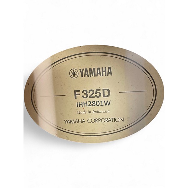 Used Yamaha F325D Natural Acoustic Guitar