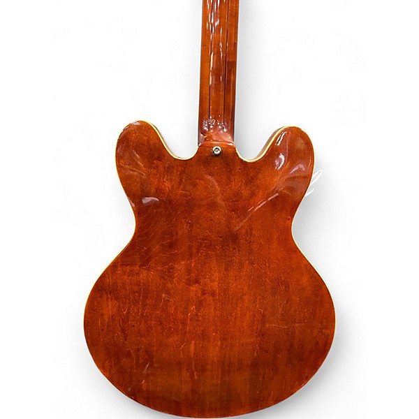 Used 1990 Epiphone Sheraton Vintage Sunburst Hollow Body Electric Guitar