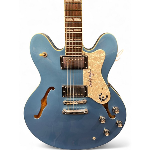 Used Epiphone SUPERNOVA MANCHESTER BLUE Hollow Body Electric Guitar