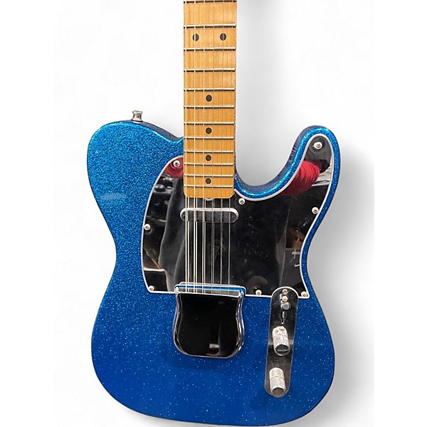 Used 2022 Fender J MASCIS TELECASTER SPARKLE BLUE Solid Body Electric Guitar