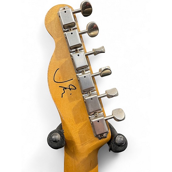 Used 2022 Fender J MASCIS TELECASTER SPARKLE BLUE Solid Body Electric Guitar