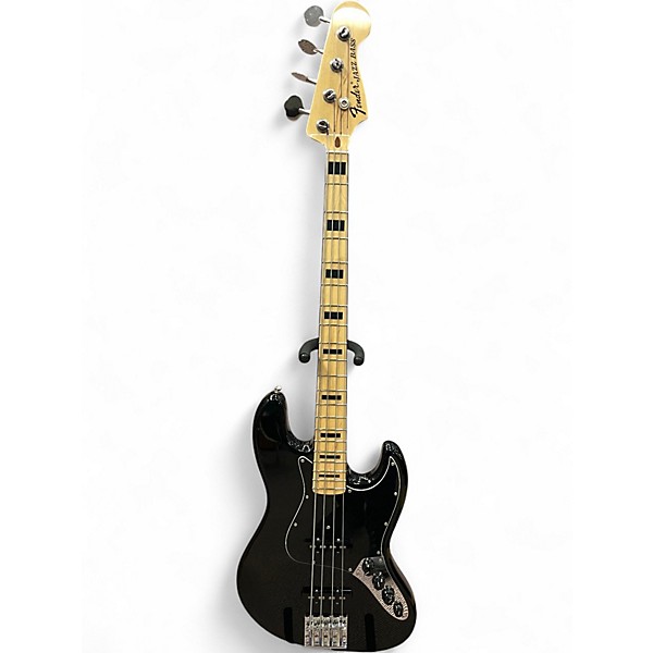 Used Fender Geddy Lee Signature Jazz Bass Black Electric Bass Guitar